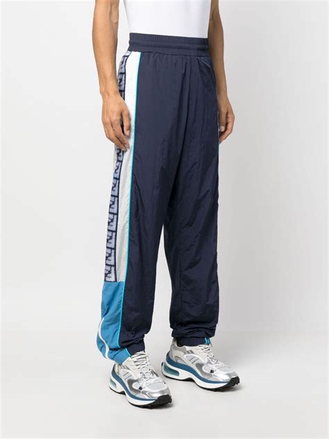 fendi logo stripe track pants|Fendi Logo Stripe Track Pants In Black .